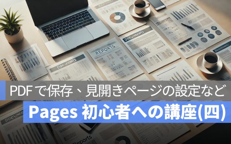 Pages 初心者への講座まとめ(四)：PDF で保存、見開きページ、ページ向きの設定方法